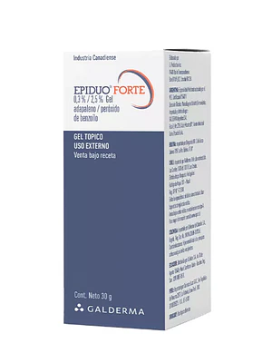 Epiduo Forte Gel tópico 0,3/2,5 % 30 g. Galderma