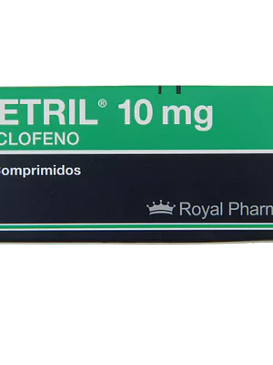 Cetril Baclofeno 10 mg 50 Comprimidos.