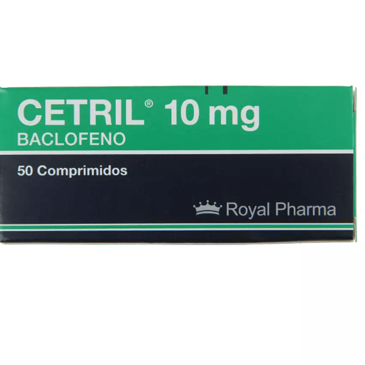Cetril Baclofeno 10 mg 50 Comprimidos. 1