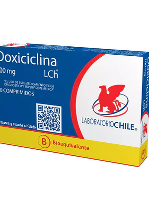 Doxiciclina (B) 100 mg 10 Comprimidos.