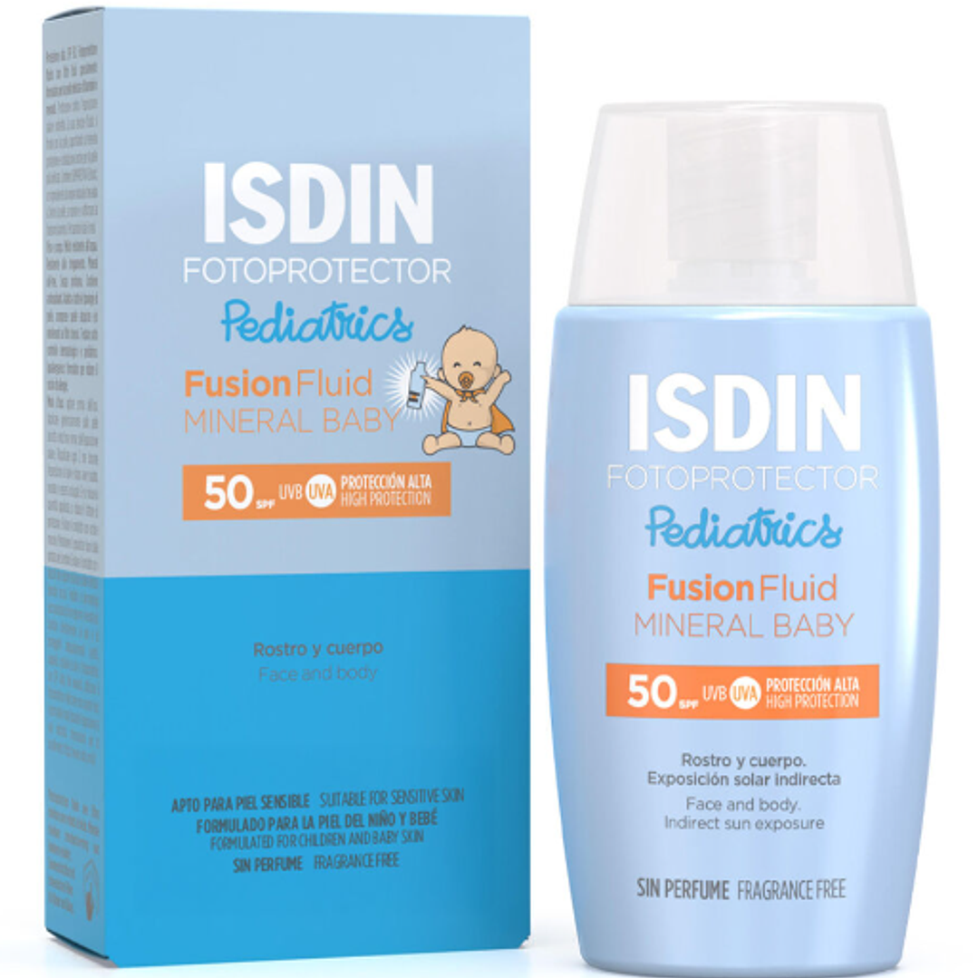 Fotoprotector Pediatrics Fusion fliud mineral baby SPF 50+ 50 ml. ISDIN 1