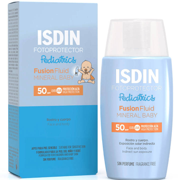 Fotoprotector Pediatrics Fusion fliud mineral baby SPF 50+ 50 ml. ISDIN 1