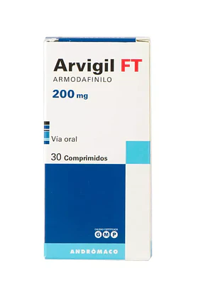 Arvigil FT Armodafinilo 200 mg 30 Comprimidos.