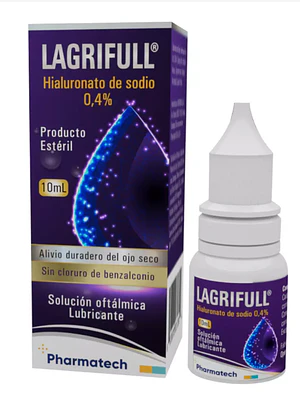 Lagrifull  Hialuronato de sodio 0,4 % Solución oftálmica 10 ml.
