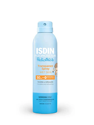 Fotoprotector Pediatrics Transparent Wet skin SPF 50+ Spray 250 ml. ISDIN
