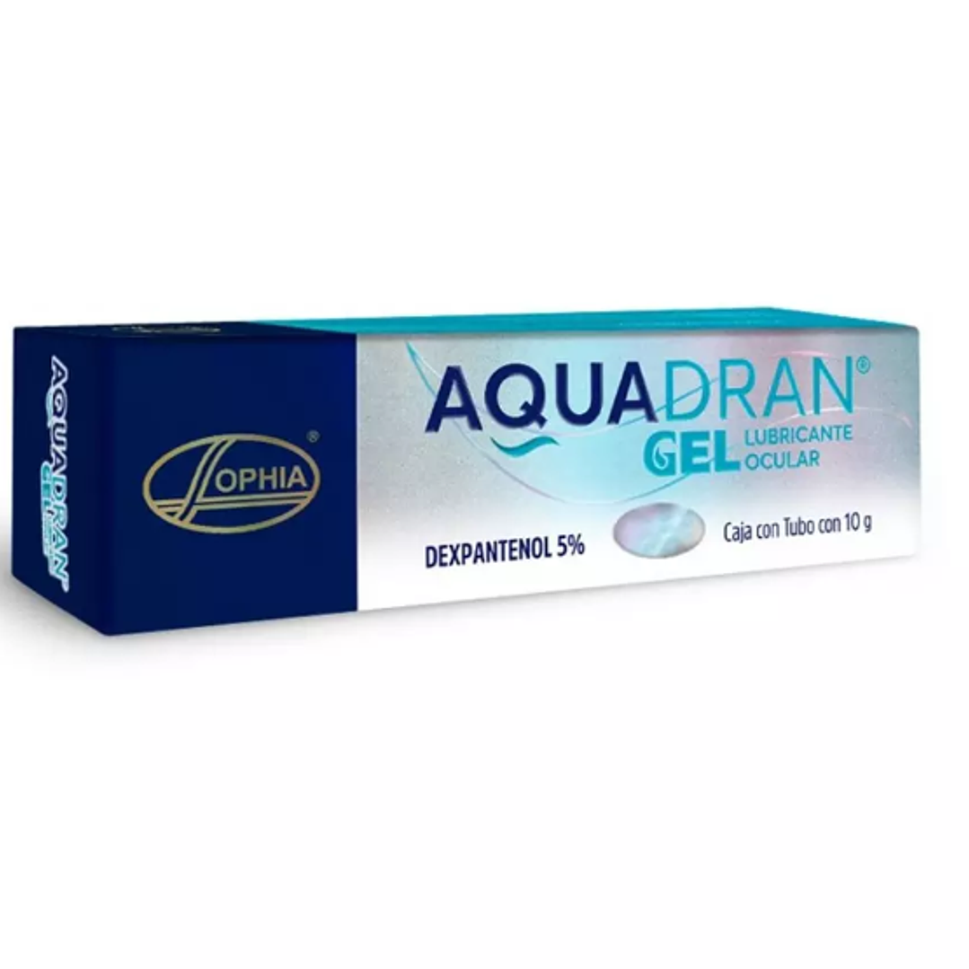 Aquadran Dexpantenol 5 % Gel lubricante ocular 10 g. 1