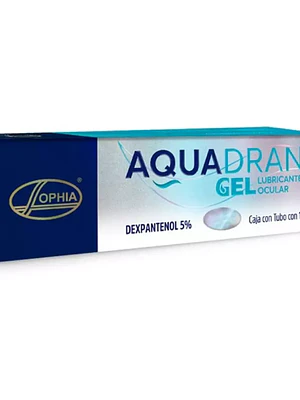 Aquadran Gel Oftálmico Al 5%, Envase de 10  gramos.