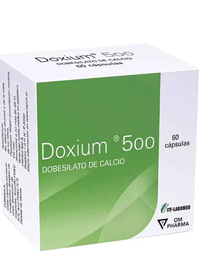 Doxium Dobesilato de calcio 500 mg 60 Cápsulas.