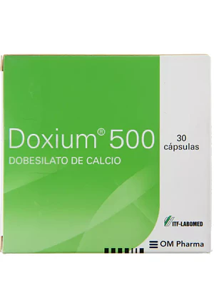 Doxium Dobesilato de calcio 500 mg 30 Cápsulas.