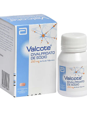 Valcote comprimidos 250 mg por 20