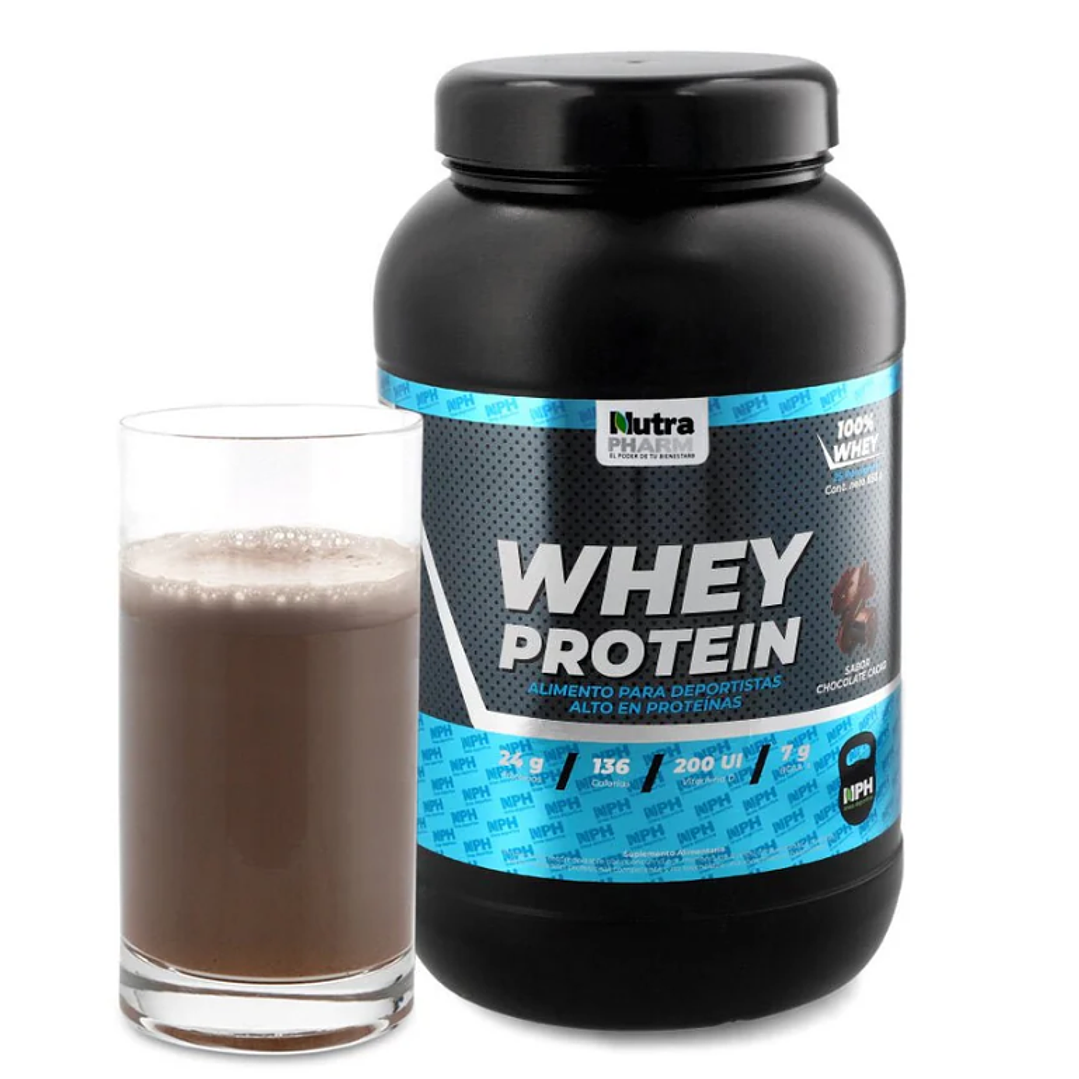Whey Protein chocolate 900 g. Nutra Pharm 1