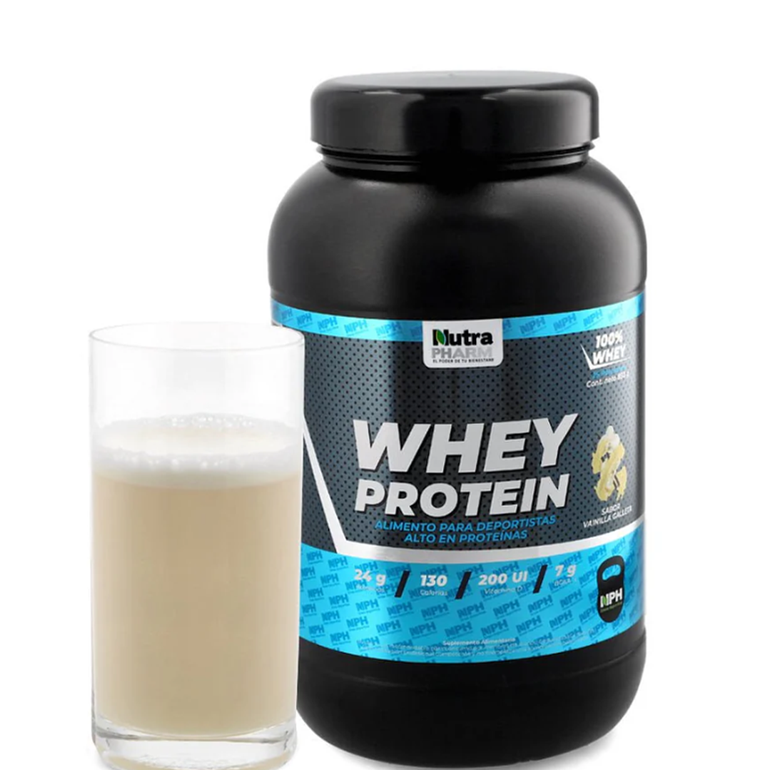 Whey Protein Vainilla 900 g. Nutra Pharm 1
