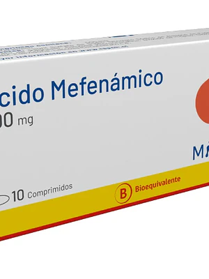 Ácido Mefenámico (B) 500 mg 10 Comprimidos. Mintlab