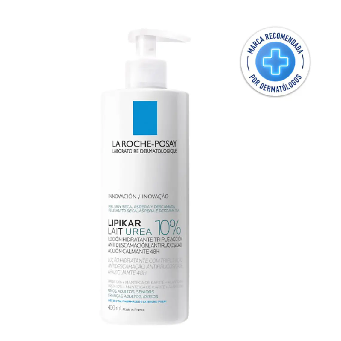 Lipikar Lait Úrea Loción corporal 10 % 400  ml. La Roche-Posay 1