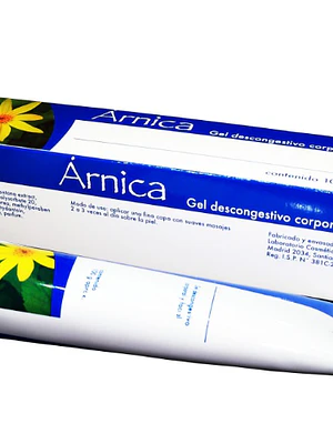 Árnica Gel descongestivo corporal y facial 100 mg. Green Medical 