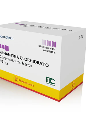 Memantina (B) 10 mg 60 Comprimidos recubiertos.