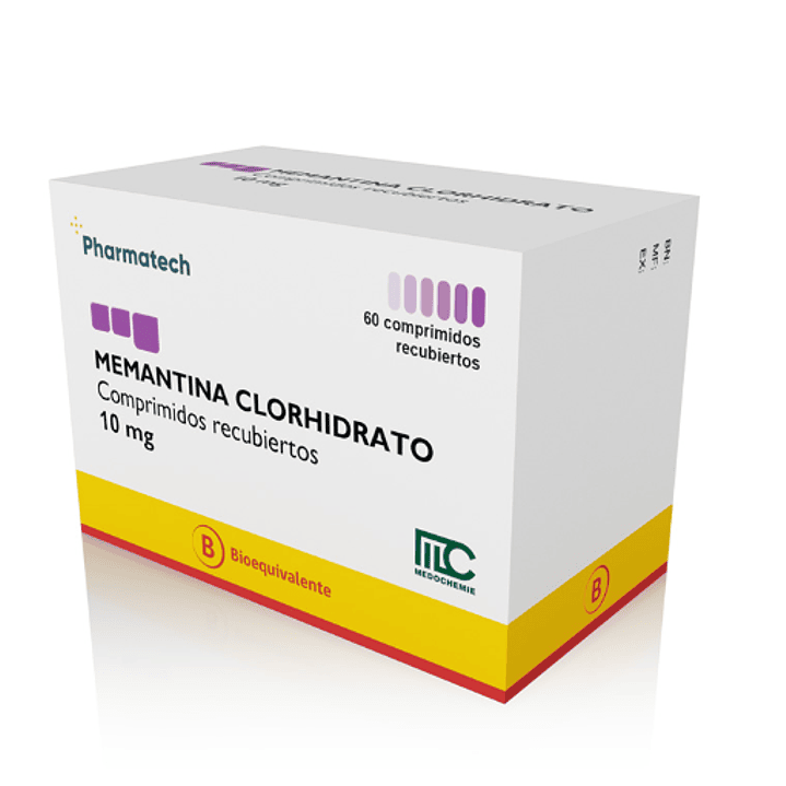 Memantina (B) 10 mg 60 Comprimidos recubiertos. 1