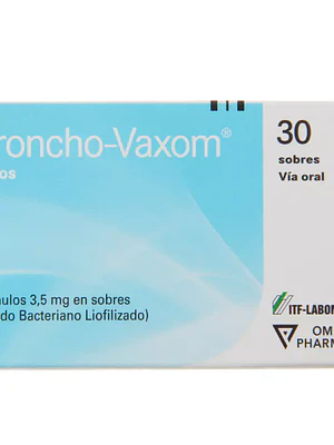Broncho-Vaxom Pediátrico 3,5 mg Polvo para solución oral 30 Sobres.