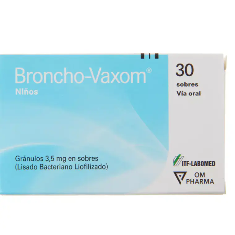 Broncho-Vaxom Pediátrico 3,5 mg Polvo para solución oral 30 Sobres. 1