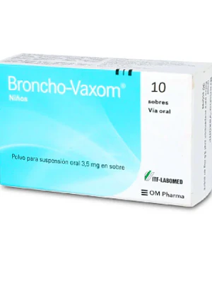 Broncho-Vaxom Pediátrico 3,5 mg Polvo para solución oral 10 Sobres.