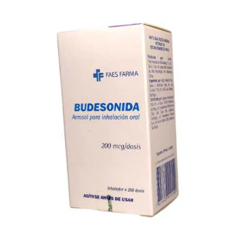 Budesonida 200 mcg  Inhalador 200 Dosis. 1