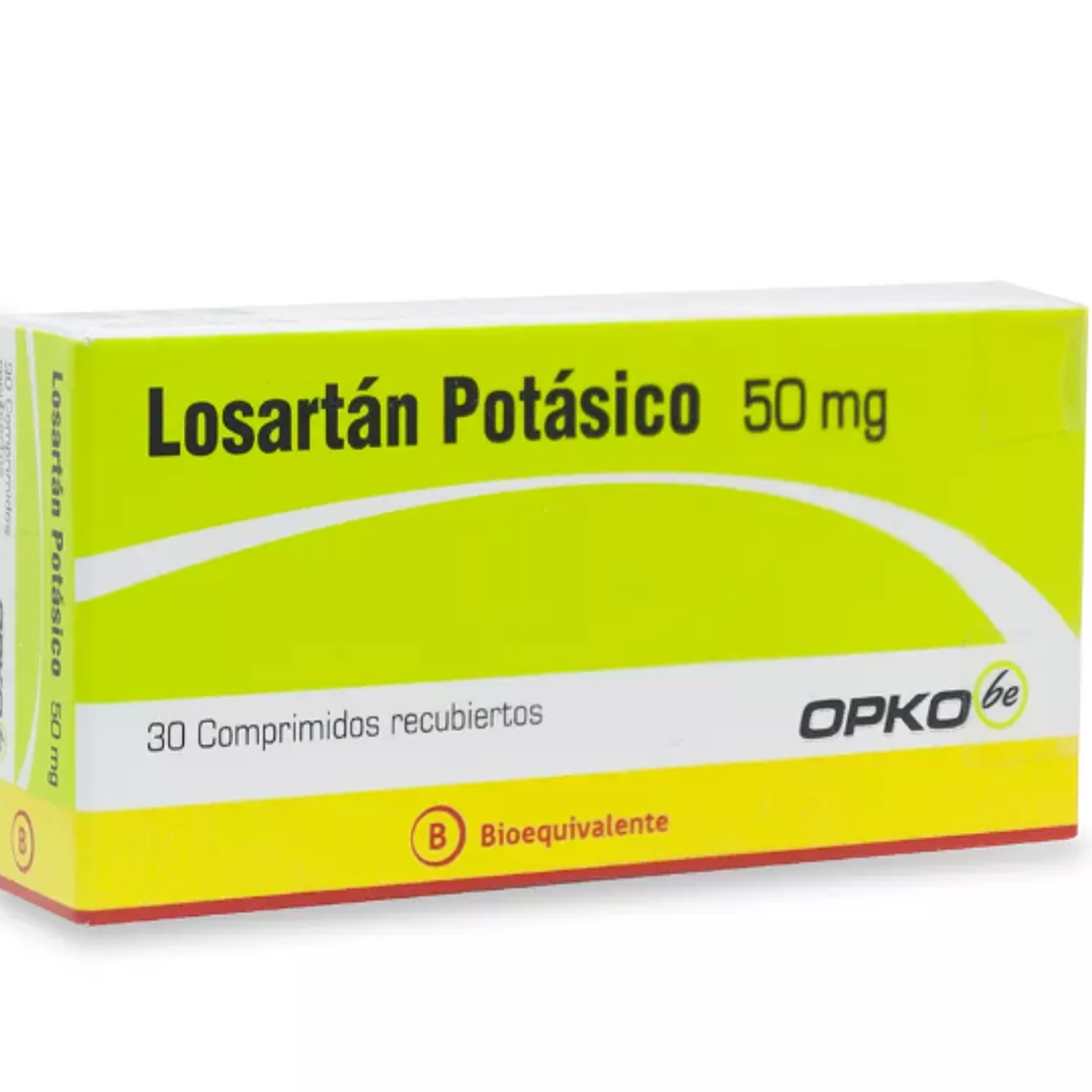 Losartán potásico (B) 50 mg 30 Comprimidos. Opko  1