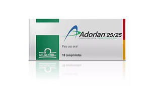 Adorlan Diclofenaco 25 mg Tramadol 25 mg 10 Comprimidos.