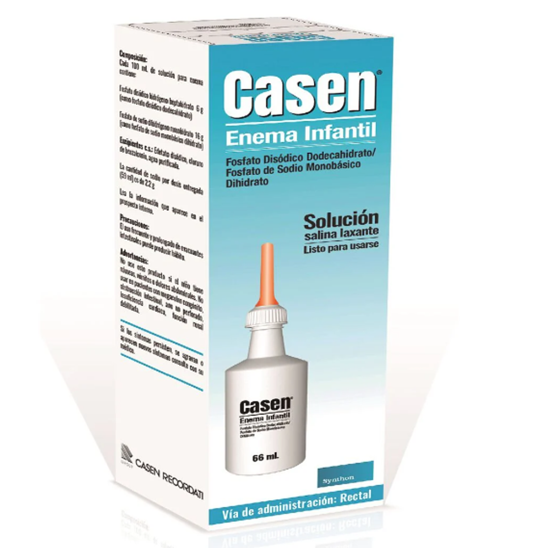 Casen Enema infantil Solución salina laxante 66 ml. 1