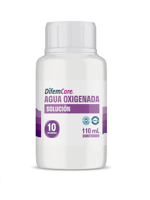 Agua Oxigenada 10 Volúmenes Solución 110 ml.