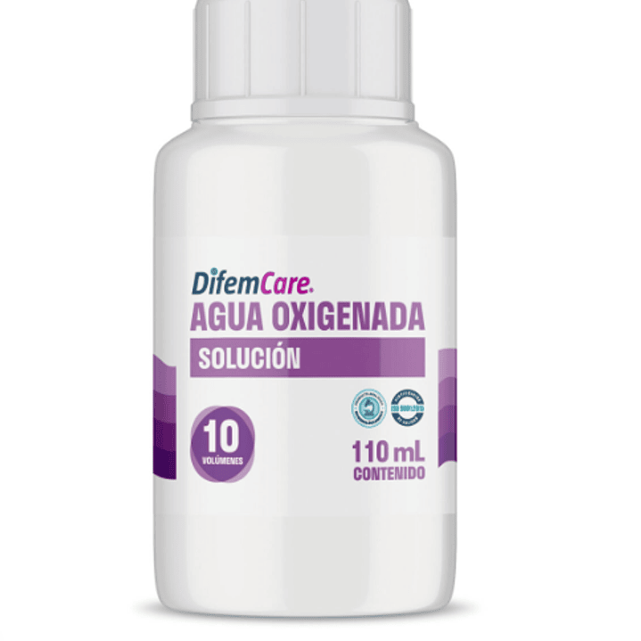 Agua oxigenada 10 volúmenes 110 ml. Difem Care 1