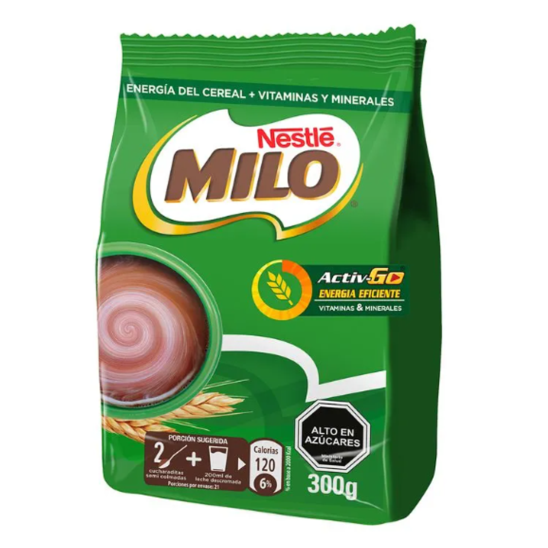 Milo en polvo 300 g. Nestlé 1