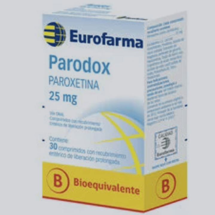 Parodox LP (B) Paroxetina 25 mg 30 Comprimidos de liberación prolongada. 1