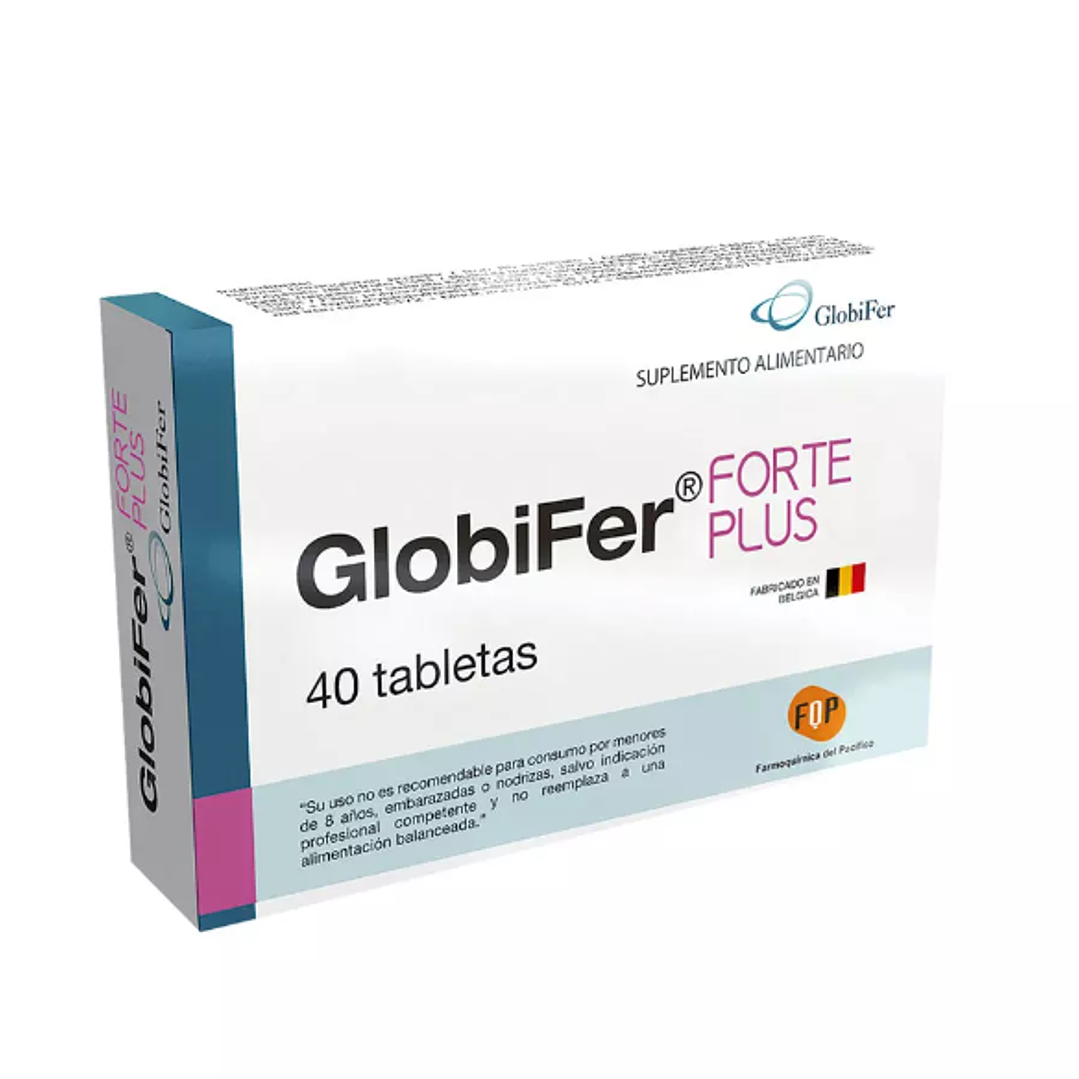 Globifer Forte Plus 40 Tabletas. 1
