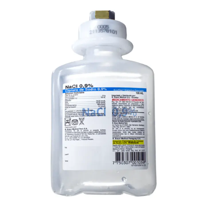 Cloruro de Sodio 0,9 % Solución inyectable 500 ml. Braun  1