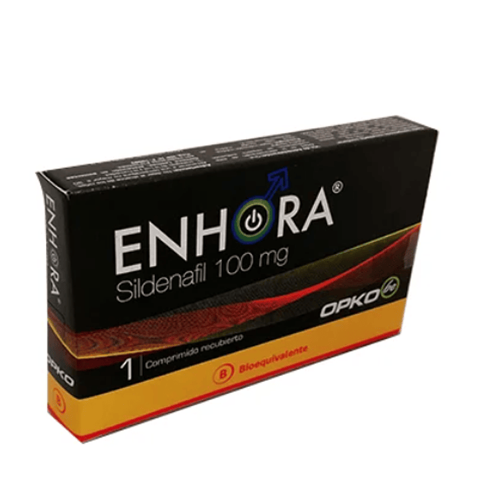 Enhora (B) Sildenafil 100 mg 1 Comprimidos recubiertos. 1