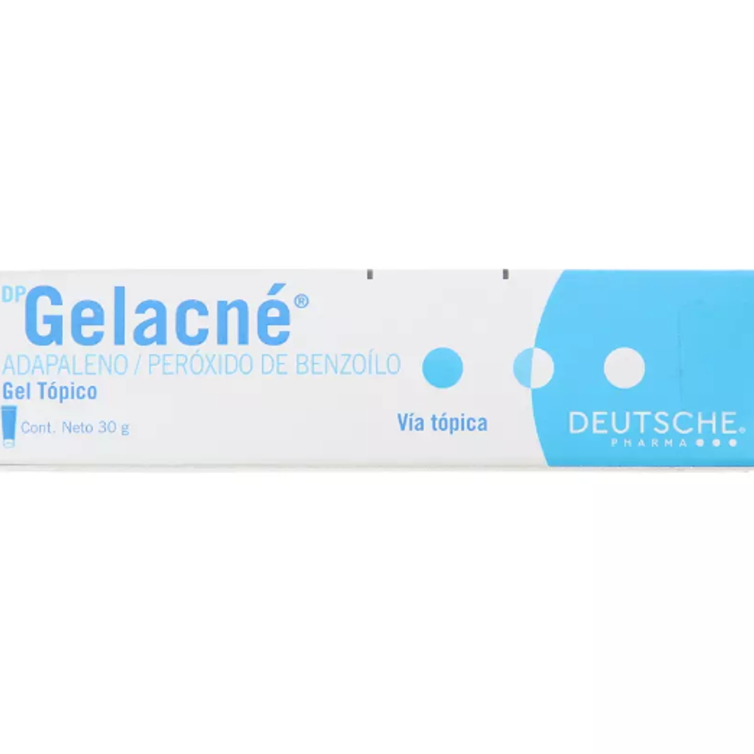 Gelacné Adapaleno, Peróxido de benzoí­lo Gel tópico 30 g. 1