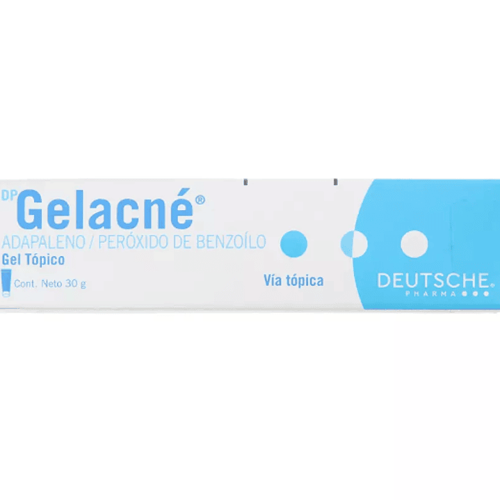 Gelacné Adapaleno, Peróxido de benzoí­lo Gel tópico 30 g. 1