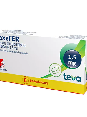 Intaxel ER (B) Pramipexol  1,5 mg 30 Comprimidos.