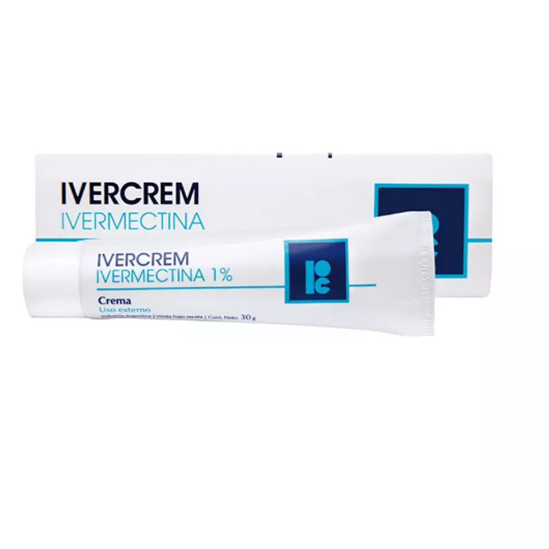 Ivercrem Ivermectina 1% Crema tópica 30 g. 1