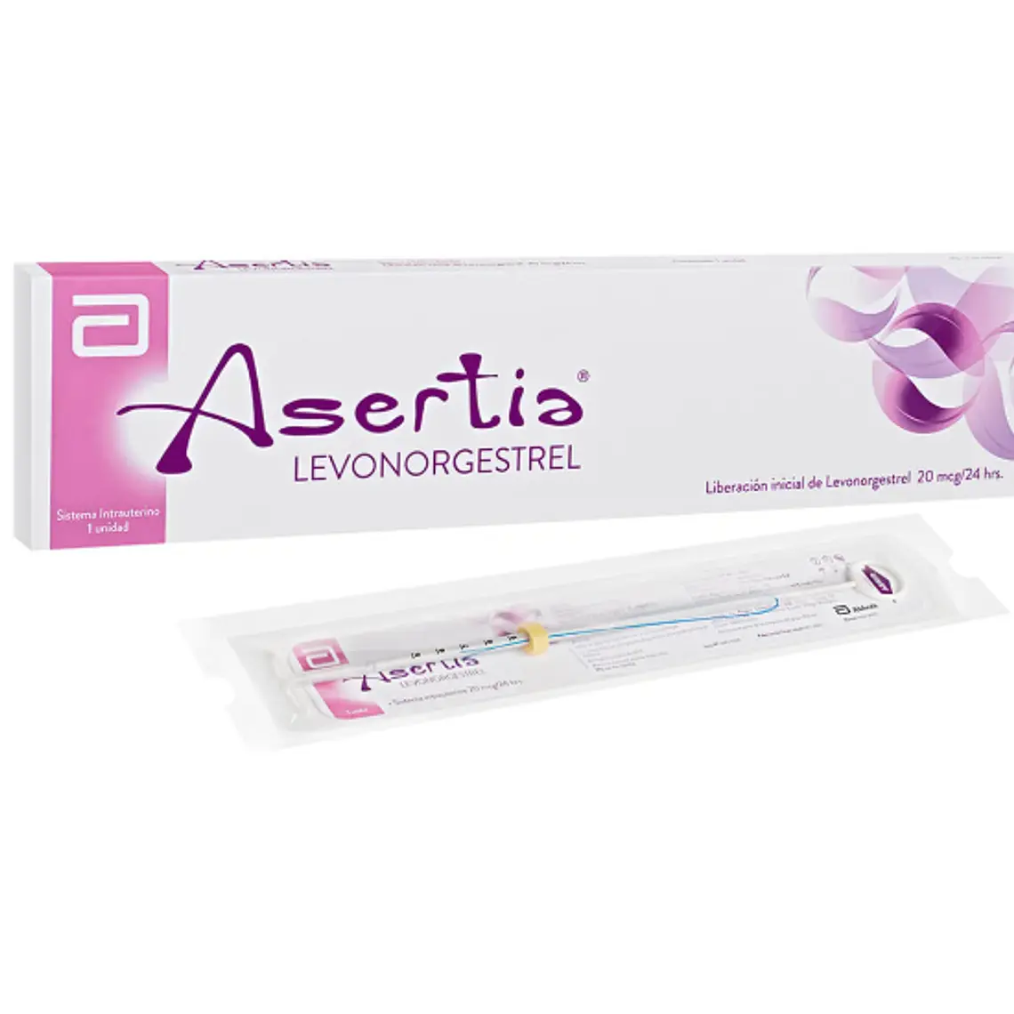 Asertia Levonorgestrel 20 mcg / 24 horas 1 Dispositivo intrauterino. 1