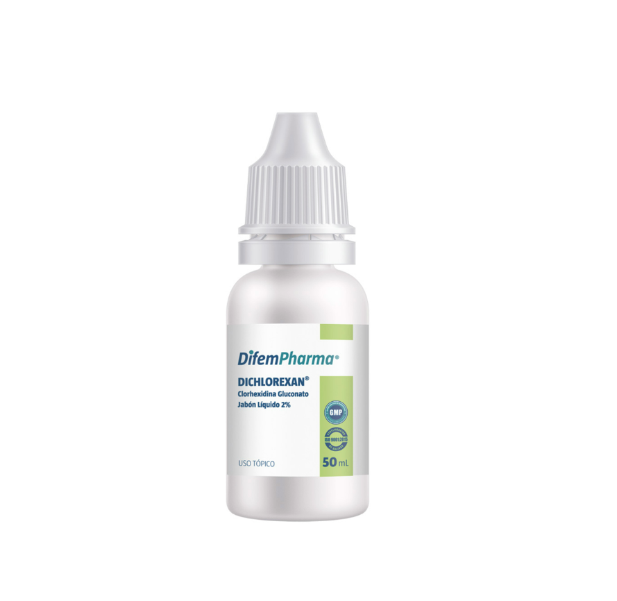 Dichlorexan Clorhexidina Jabon Liquido 2% 1 litro Difem