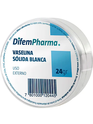 Vaselina Solida por 24  gramos Difem