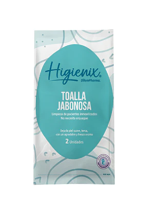 Higienix Toalla Jabonosa Sobre 2 unidades. Difem