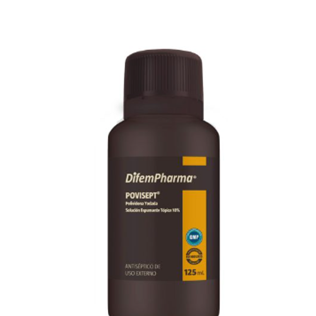 Povisept Povidona yodada Solucion espumante 125 ml. Difem 1
