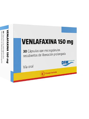 Venlafaxina (B) 150 mg 30 Comprimidos. Difem
