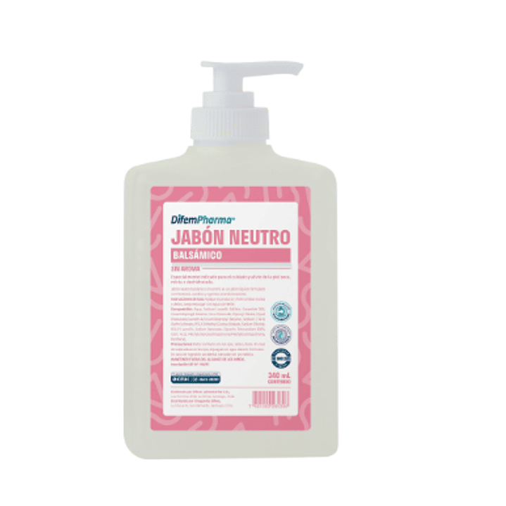 Jabón neutro balsámico 340 ml. Difem 1