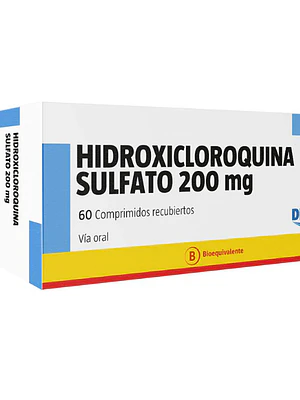 Hidroxicloroquina sulfato (B) 200 mg 60 Comprimidos. Difem