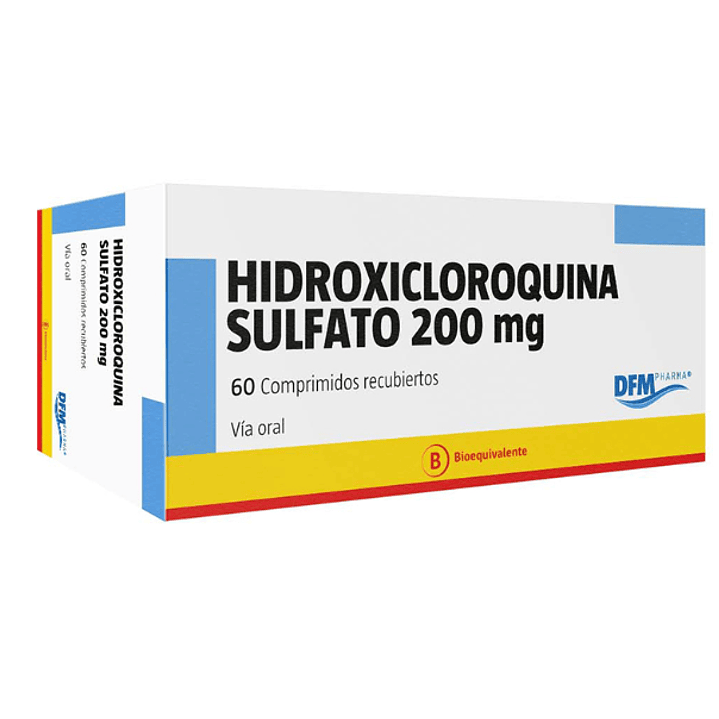 Hidrocloriquina sulfato 200 mg 60 Comprimidos. Difem 1