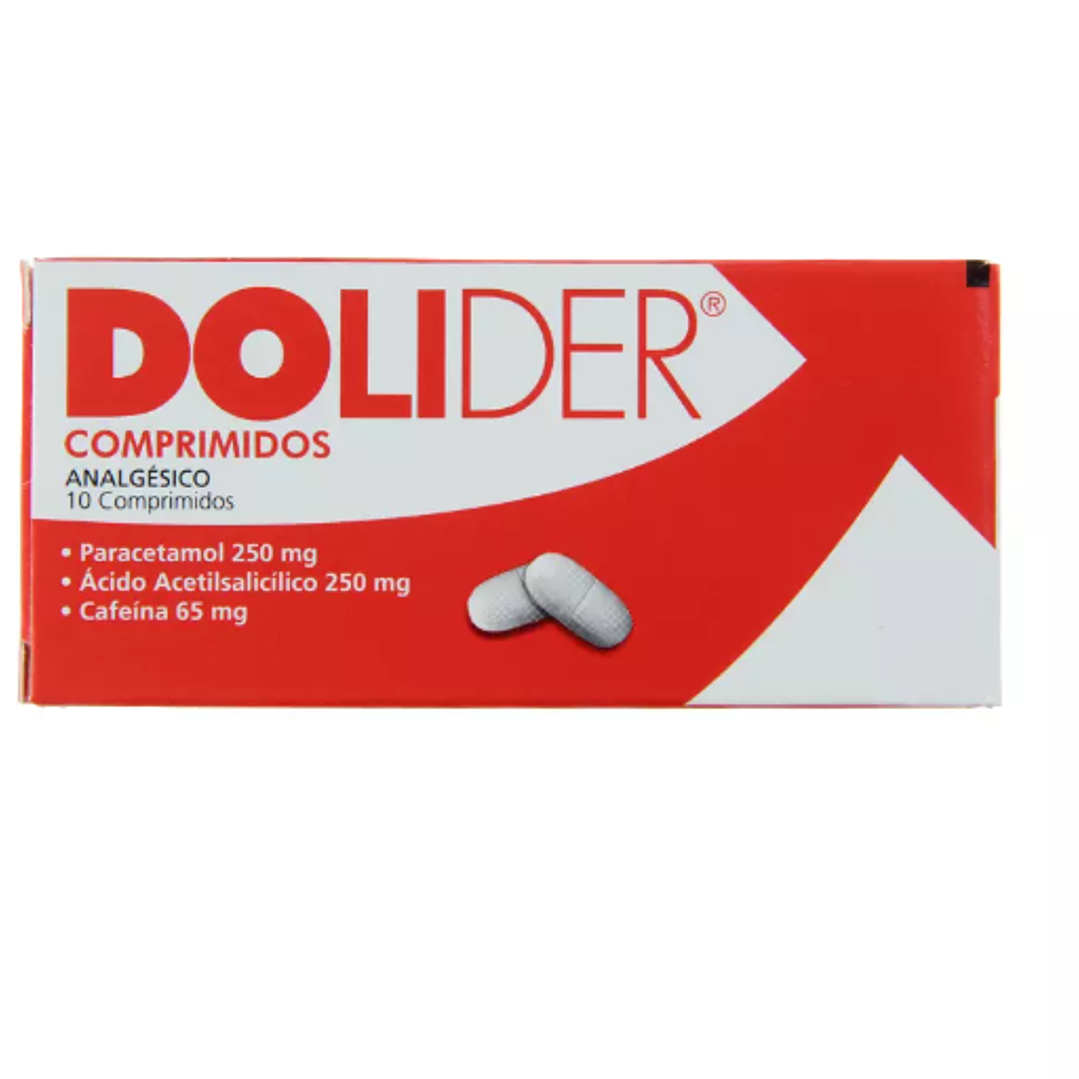 Dolider Analgésico 10 Comprimidos. 1