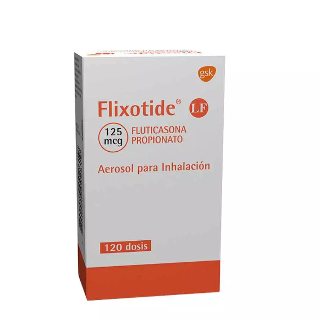 Flixotide LF Fluticasona 125 mcg Inhalador 120 Dosis. 1